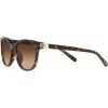 imageCoach Womens Hc8350u Universal Fit Round SunglassesDark TortoiseBrown Gradient