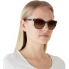 imageCoach Womens Hc8350u Universal Fit Round SunglassesDark TortoiseBrown Gradient