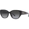 imageCoach Womens Hc8362u Universal Fit Rectangular SunglassesBlackGrey Gradient