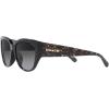 imageCoach Womens Hc8362u Universal Fit Rectangular SunglassesBlackGrey Gradient