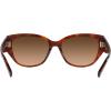 imageCoach Womens Hc8362u Universal Fit Rectangular SunglassesCaramel TortoiseBrown Gradient