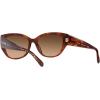 imageCoach Womens Hc8362u Universal Fit Rectangular SunglassesCaramel TortoiseBrown Gradient