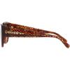 imageCoach Womens Hc8362u Universal Fit Rectangular SunglassesCaramel TortoiseBrown Gradient