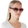imageCoach Womens Hc8362u Universal Fit Rectangular SunglassesPetal TortoisePurple Clear Gradient