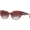 imageCoach Womens Hc8362u Universal Fit Rectangular SunglassesPetal TortoisePurple Clear Gradient