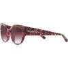 imageCoach Womens Hc8362u Universal Fit Rectangular SunglassesPetal TortoisePurple Clear Gradient