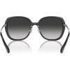 imageCoach Womens Hc8403d Square SunglassesBlackGrey Gradient