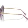 imageCoach Womens Hc8403d Square SunglassesTransparent PurpleGrey Purple Gradient