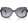 imageCOACH Womens Hc8410u Rivet Universal Fit Butterfly SunglassesBlue Pearl TortoiseBlue Purple Gradient