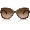 imageCOACH Womens Hc8410u Rivet Universal Fit Butterfly SunglassesJade Pearl TortoiseBrown Gradient