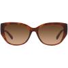 imageCoach Womens Hc8362u Universal Fit Rectangular SunglassesCaramel TortoiseBrown Gradient