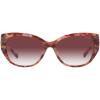 imageCoach Womens Hc8362u Universal Fit Rectangular SunglassesPetal TortoisePurple Clear Gradient
