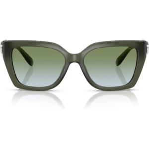 imageCOACH Womens Hc8408u Maxi C Hardware Universal Fit Square SunglassesMilky MossMoss Aqua Gradient