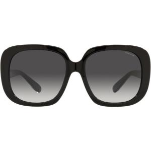 imageCoach Womens Hc8323u Universal Fit Square SunglassesBlackLight Grey Black Gradient