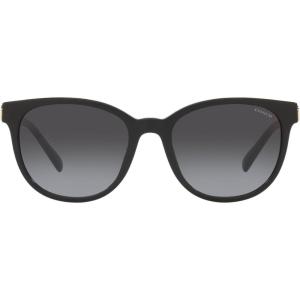 imageCoach Womens Hc8350u Universal Fit Round SunglassesBlackGrey Gradient