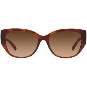 imageCoach Womens Hc8362u Universal Fit Rectangular SunglassesCaramel TortoiseBrown Gradient