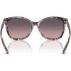 imageCOACH Womens HC8271U Universal Fit Square Sunglasses Amethyst Pearl TortoiseSmoke Purple Gradient 57 mm