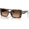 imageCOACH Womens HC8409U Universal Fit Square Sunglasses Jade Pearl TortoiseBrown Gradient 53 mm
