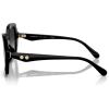 imageCOACH Womens HC8410U Rivet Universal Fit Butterfly Sunglasses BlackGrey Gradient 56 mm