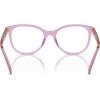 imageCOACH Womens Hc6236u Universal Fit Square Prescription Eyewear FramesTransparent AmethystDemo Lens