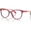 imageCOACH Womens Hc6236u Universal Fit Square Prescription Eyewear FramesTransparent OxbloodDemo Lens