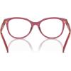 imageCOACH Womens Hc6236u Universal Fit Square Prescription Eyewear FramesTransparent OxbloodDemo Lens