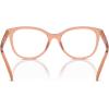 imageCOACH Womens Hc6236u Universal Fit Square Prescription Eyewear FramesTransparent SaddleDemo Lens