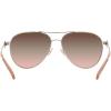 imageCoach HC7128 Sunglasses Shiny Rose GoldBrown Pink Gradient 58 mm