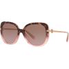 imageCoach HC8320 Sunglasses Rose Tortoise GradientBrown Pink Gradient 55 mm