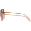 imageCoach HC8320 Sunglasses Rose Tortoise GradientBrown Pink Gradient 55 mm