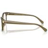 imageCoach Womens HC6257F Low Bridge Fit Square Prescription Eyewear Frames Milky MossDemo Lens 55 mm