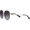imageCoach Womens Hc7129 Round SunglassesBlackGrey Gradient