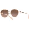 imageCoach Womens Hc7129 Round SunglassesMilky PinkBrown Pink Gradient