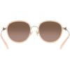 imageCoach Womens Hc7129 Round SunglassesMilky PinkBrown Pink Gradient