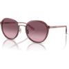 imageCoach Womens Hc7154 Round SunglassesTransparent BerryBerry Gradient