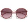 imageCoach Womens Hc7154 Round SunglassesTransparent BerryBerry Gradient