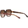 imageCoach Womens Hc8335u Universal Fit Rectangular SunglassesDark TortoiseBrown Gradient