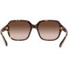 imageCoach Womens Hc8335u Universal Fit Rectangular SunglassesDark TortoiseBrown Gradient