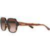 imageCoach Womens Hc8335u Universal Fit Rectangular SunglassesDark TortoiseBrown Gradient