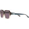 imageCoach Womens Hc8335u Universal Fit Rectangular SunglassesTransparent Brown GradientViolet Solid