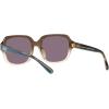 imageCoach Womens Hc8335u Universal Fit Rectangular SunglassesTransparent Brown GradientViolet Solid