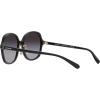 imageCoach Womens Hc8360f Low Bridge Fit Square SunglassesBlackGrey Gradient