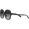 imageCoach Womens Hc8360f Low Bridge Fit Square SunglassesBlackGrey Gradient