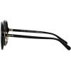 imageCoach Womens Hc8360f Low Bridge Fit Square SunglassesBlackGrey Gradient Polarized