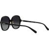 imageCoach Womens Hc8360f Low Bridge Fit Square SunglassesBlackGrey Gradient Polarized