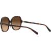 imageCoach Womens Hc8360f Low Bridge Fit Square SunglassesDark TortoiseBrown Gradient