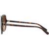 imageCoach Womens Hc8360f Low Bridge Fit Square SunglassesDark TortoiseBrown Gradient