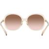 imageCoach Womens Hc8360f Low Bridge Fit Square SunglassesTransparent FawnBrown Gradient