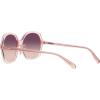 imageCoach Womens Hc8360f Low Bridge Fit Square SunglassesTransparent Pink GradientPurple Pink Gradient