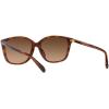 imageCoach Womens Hc8361u Universal Fit Square SunglassesCaramel TortoiseBrown Gradient